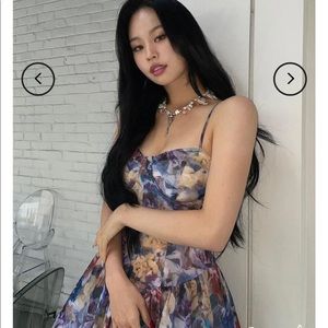 Floral Printed Cami Dress (Romper Style)